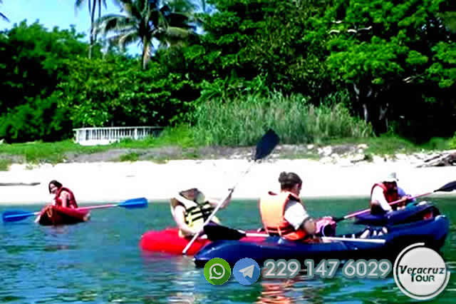 Tour a Kayak de Mar Saliendo de Veracruz o Boca del Río